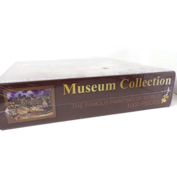 Museum Collection Puzzle 1000 Piece Thatched Cottages at Cordeville by Van Gogh - Picture 4 of 4